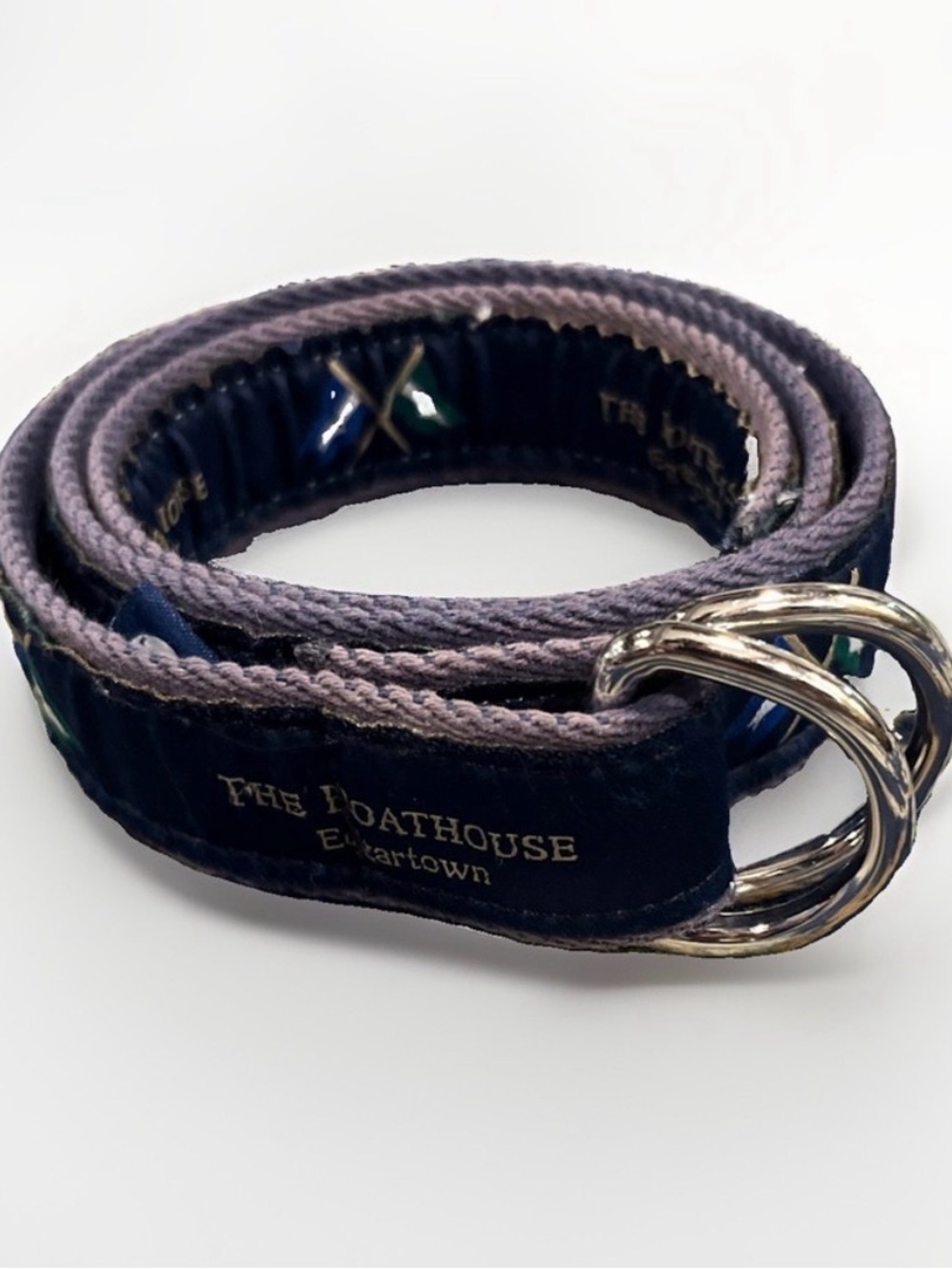 The Boathouse Marthas Vineyard Edgartown yacht club perfect condition belt